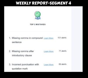 weekly report-segment 4-top mistakes